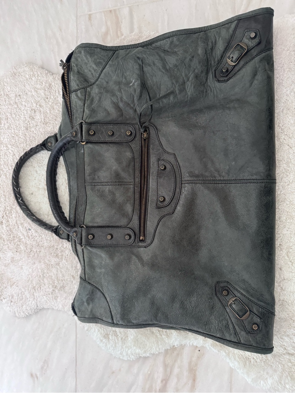 Balenciaga Le City Leather Tote Bag - Picture 1 of 3